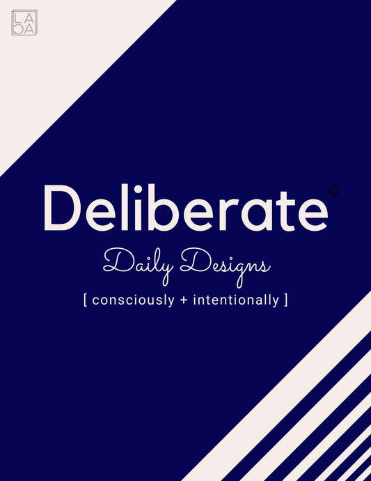 Deliberate Daily Designs - Navy